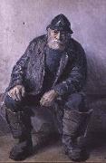 Michael Ancher Skagen Fisherman Spain oil painting artist